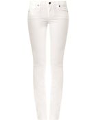 Paige Skyline Midrise Straightleg Jeans - Lyst