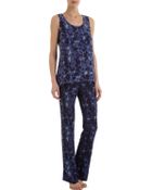 Piamita Printed Angelica Pajama Tank - Lyst