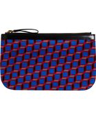 Pierre Hardy Cubeprint Velvet Pouch - Lyst
