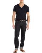 Ralph Lauren Black Label Henley Tee - Lyst