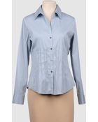 Theory Long Sleeve Shirt - Lyst