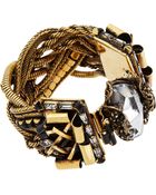 Erickson Beamon Crystal Velocity Braided Bracelet - Lyst