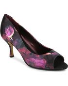 Nine West Quinty2 Printed Peep-tie Court Shoes - Lyst