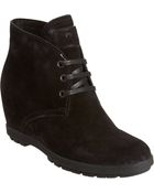 Prada Linea Rossa Hidden Wedge Desert Ankle Boot - Lyst