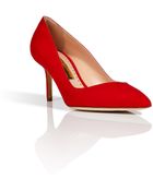 Rupert Sanderson Suede Flute Pointed Toe Pumps - Lyst