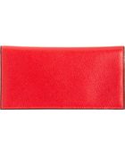 Valextra Vertical Wallet - Lyst