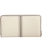 Valextra Zip Wallet With Center Costa Detail - Lyst