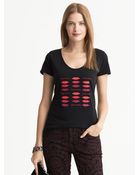 Banana Republic Lips Graphic Tee - Lyst