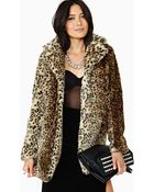 Nasty Gal Cat Skills Coat - Lyst