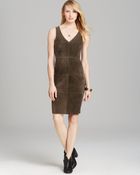 Bailey 44 V Neck Suede Dress Chick Flick - Lyst