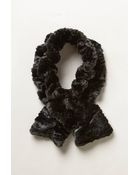 Helen Moore Leopard Fauxfur Ruffle Scarf - Lyst