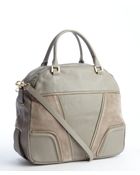 Kelsi Dagger Taupe Leather Medium Dunham Tote Bowler Bag - Lyst