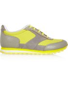 Marc By Marc Jacobs Patent-leather and Neoprene Sneakers - Lyst