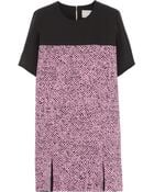 Richard Nicoll Printed Washed-Silk Mini Dress - Lyst