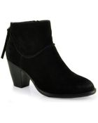 Steve Madden Milaan - Suede Heeled Bootie - Lyst