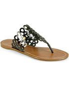 Tory Burch Davy Flat Thong Sandal - Lyst