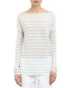 Vince Striped Pullover Sweater - Lyst