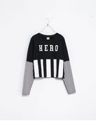 Zara Hero Sweatshirt - Lyst