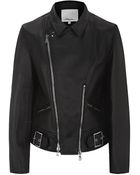 3.1 Phillip Lim Sculpted Motorcycle Jacket - Lyst