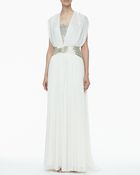 Catherine Deane Marilyn Pleated Tulle Metallic Gown - Lyst