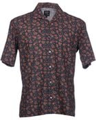 McQ by Alexander McQueen Short Sleeve Shirt - Lyst