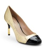 Pour La Victoire Elle Patent Leather Captoe Pumps - Lyst