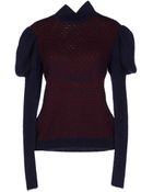 Fendi Long Sleeve Sweater - Lyst