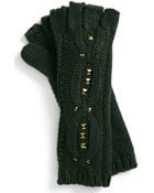 Steve Madden Stud Muffin Fingerless Gloves - Lyst