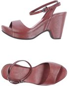 Roberto Del Carlo Platform Sandals - Lyst