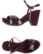 Roberto Del Carlo Platform Sandals - Lyst