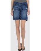 Rockstar Denim Bermudas - Lyst
