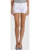Theyskens' Theory Denim Shorts - Lyst