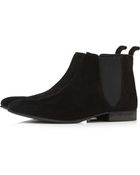 topman black suede boots