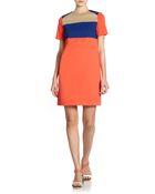 10 Crosby Derek Lam Color Block Shift Dress - Lyst