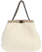 Ermanno Ermanno Scervino Large Fabric Bag - Lyst