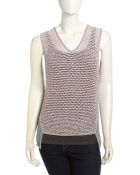 Helmut Lang Loose Crepe-Gauze Tank - Lyst