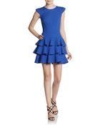 Rachel Zoe Tiered Pucker Dress - Lyst