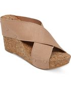 Lucky Brand Miller2 Platform Wedge Sandals - Lyst