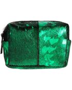 Asos Leather Washbag in Pony Paint Splatter - Lyst
