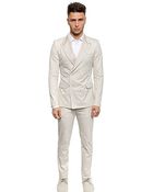 Dolce & Gabbana Slim Fit Stretch Cotton/Silk Canvas Suit - Lyst