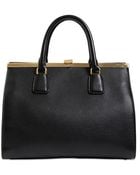 Dolce & Gabbana Miss Sofia Textured Leather Top Handle - Lyst