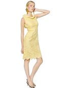 Dolce & Gabbana Ruffled Cordonetto Cotton Lace Dress - Lyst