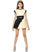 Fausto Puglisi Block Color Viscose Cady Dress - Lyst