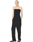 Givenchy Stretch Cady Jumpsuit - Lyst