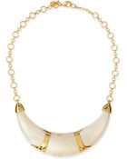 Kara By Kara Ross Pearly Resin Collar Necklace - Lyst