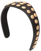 Valentino Gryphon Studded Leather Headband - Lyst