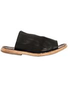 Officine Creative Washed Leather Slip On Sandals - Lyst
