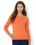 Lauren by Ralph Lauren Woolcashmere Sweater - Lyst
