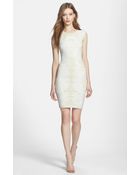 BCBGMAXAZRIA Jacquard Bodycon Dress - Lyst