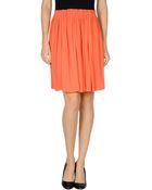 See By Chloé Knee Length Skirt - Lyst